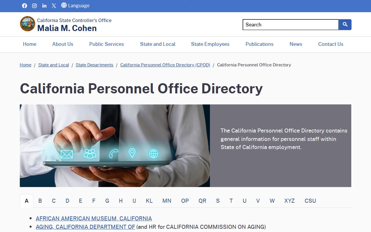Milpitas directory California agency search